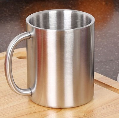 Golden Steel Mugs - Coffesy