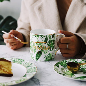 Golden Strokes Mug - Coffesy