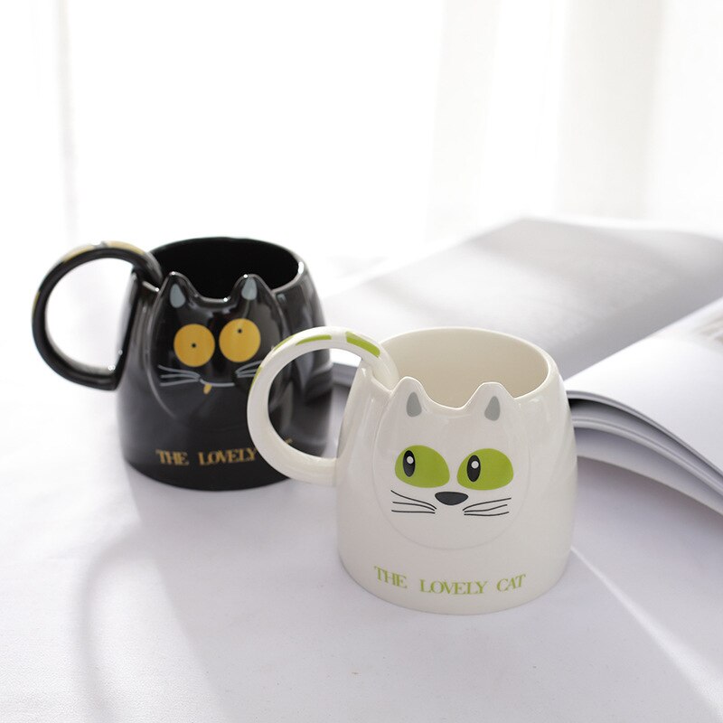 Cartoon Cat Mug - Coffesy