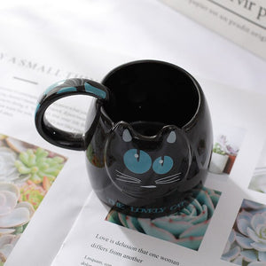 Cartoon Cat Mug - Coffesy