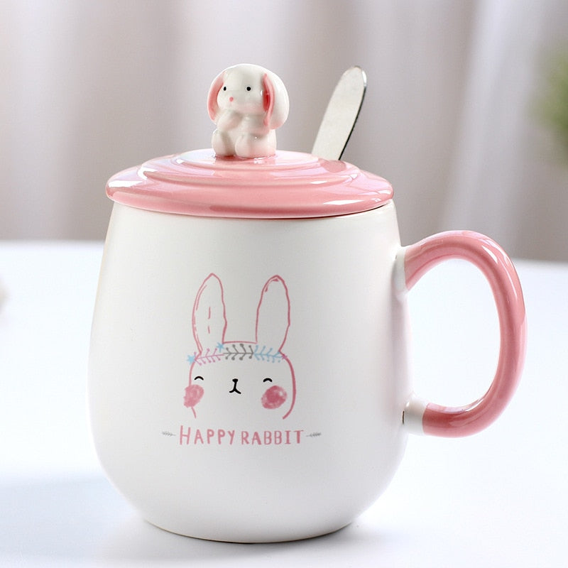 Happy Rabbit Coffee Mug - Coffesy