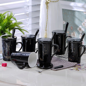 Constellations Black and White Mugs - Coffesy