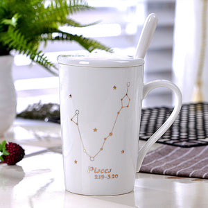 Constellations Black and White Mugs - Coffesy