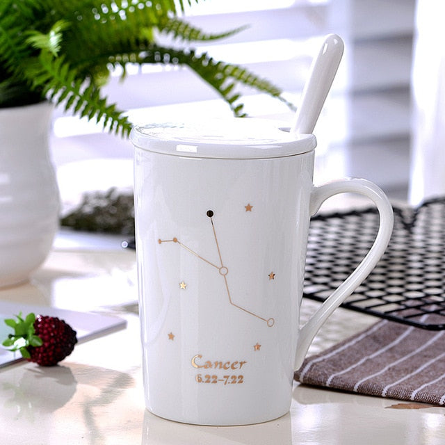 Constellations Black and White Mugs - Coffesy