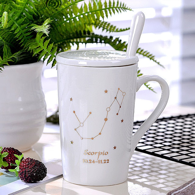 Constellations Black and White Mugs - Coffesy