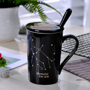 Constellations Black and White Mugs - Coffesy