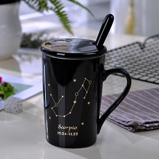 Constellations Black and White Mugs - Coffesy