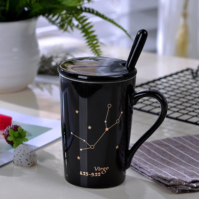 Constellations Black and White Mugs - Coffesy