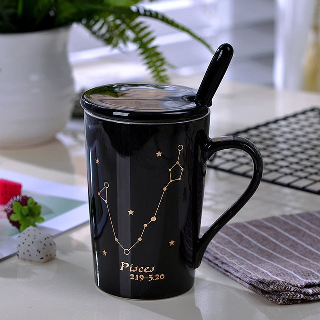 Constellations Black and White Mugs - Coffesy