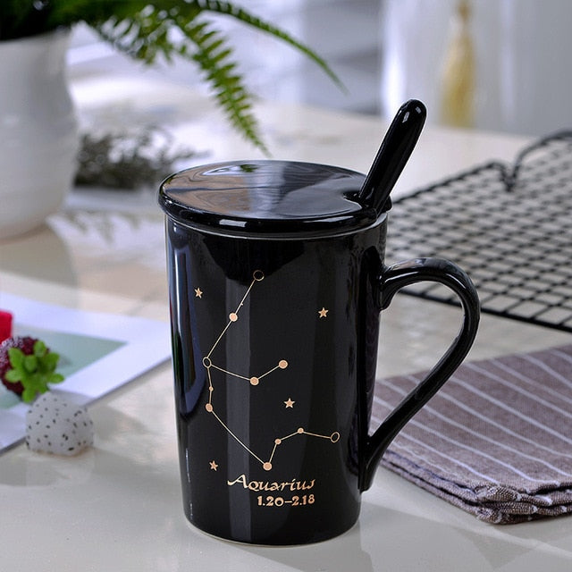 Constellations Black and White Mugs - Coffesy