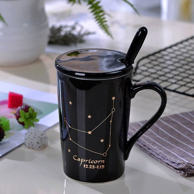 Constellations Black and White Mugs - Coffesy