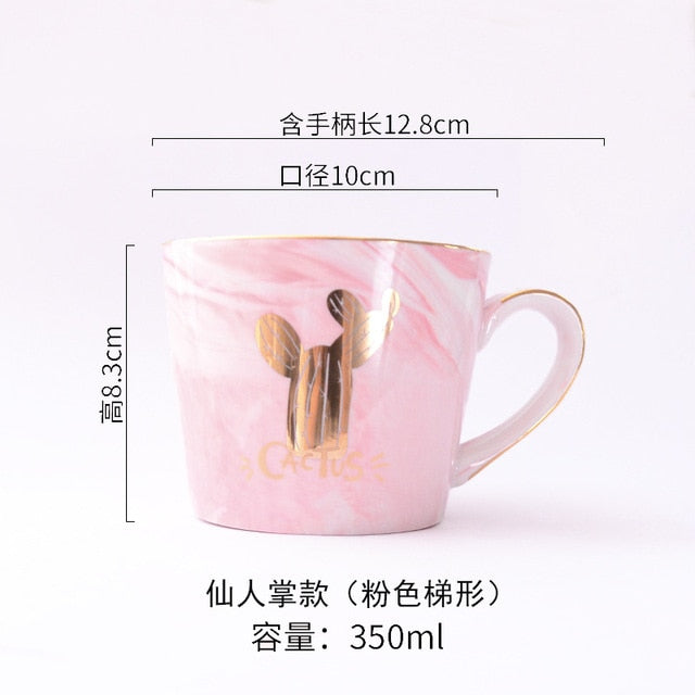 Chic Marble Ceramic Mugs - Coffesy