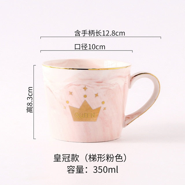 Chic Marble Ceramic Mugs - Coffesy