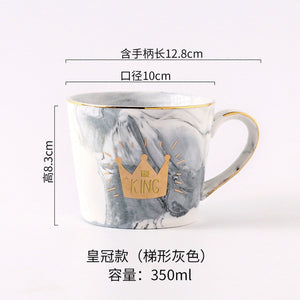 Chic Marble Ceramic Mugs - Coffesy