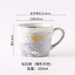 Chic Marble Ceramic Mugs - Coffesy
