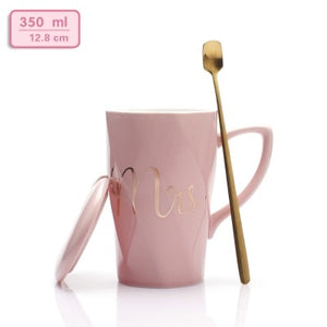 Ceramic  Mr and Mrs Coffee Mugs - Coffesy