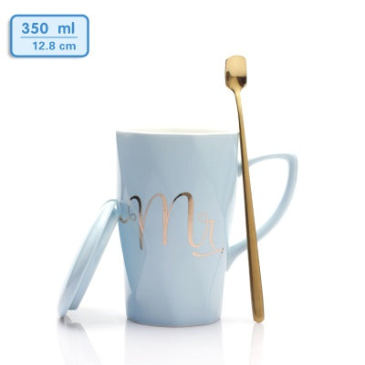 Ceramic  Mr and Mrs Coffee Mugs - Coffesy