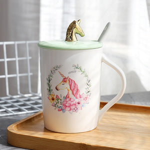 Golden Unicorn Mug - Coffesy