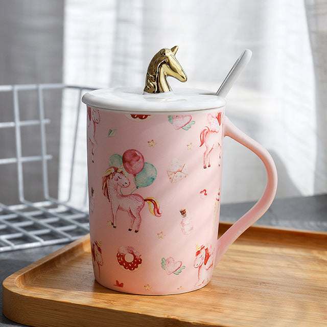 Golden Unicorn Mug - Coffesy