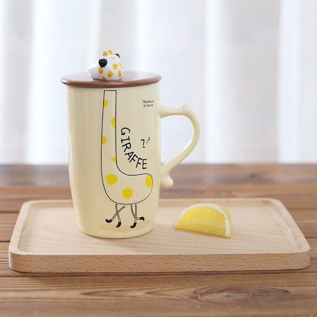 Cartoon Giraffe Mug - Coffesy