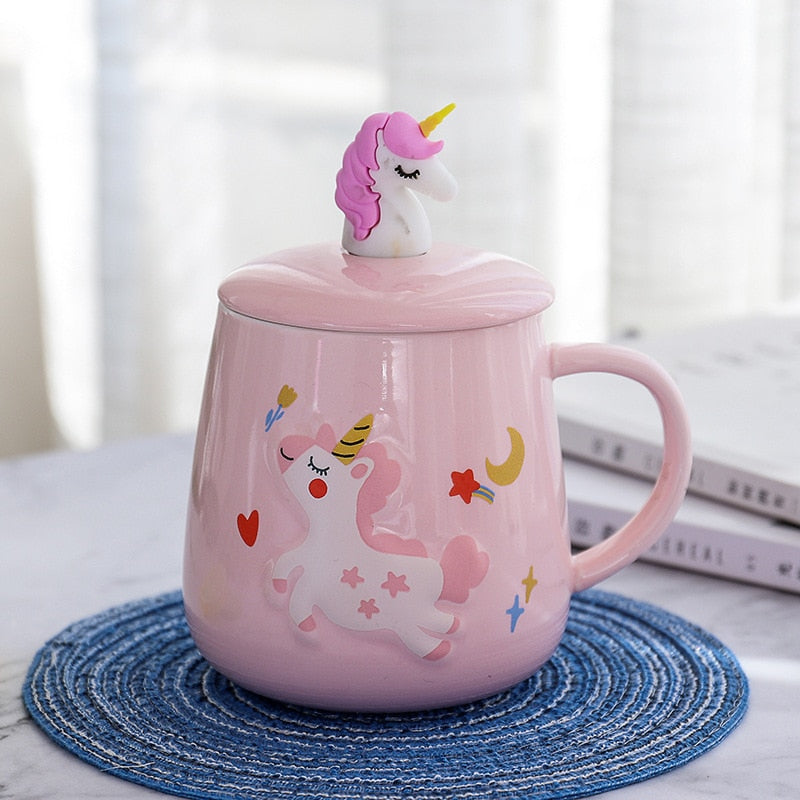 Pinky Cute Unicorn Mug - Coffesy