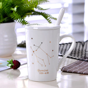 Constellations Black and White Mugs - Coffesy