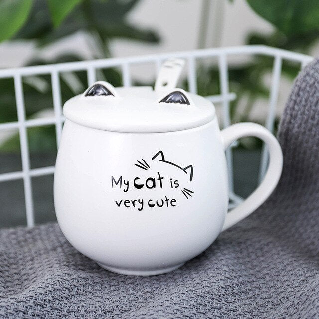 Cut Cat Coffee Mug - Coffesy
