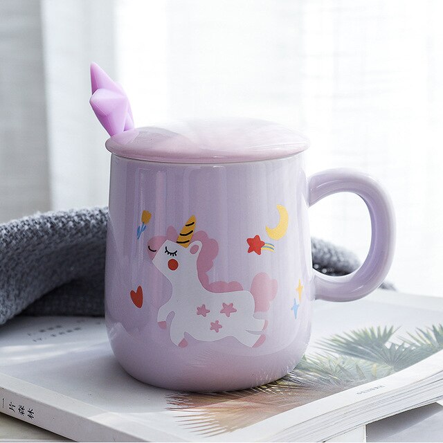 Pinky Cute Unicorn Mug - Coffesy