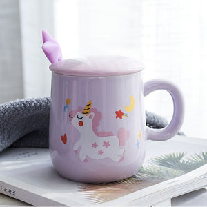 Pinky Cute Unicorn Mug - Coffesy