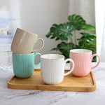 Nordic Gold Striped Art Coffee Mug - Coffesy