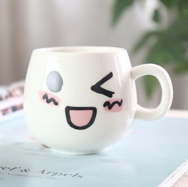 Creative Fun Cute Face Mugs - Coffesy
