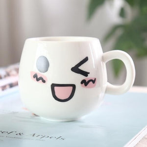 Creative Fun Cute Face Mugs - Coffesy