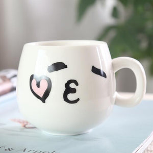 Creative Fun Cute Face Mugs - Coffesy
