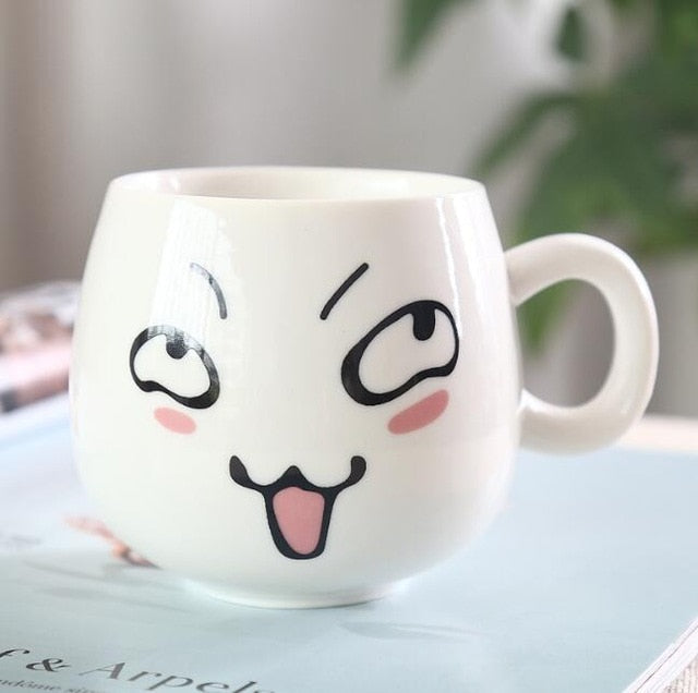 Creative Fun Cute Face Mugs - Coffesy