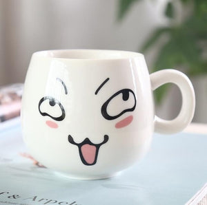 Creative Fun Cute Face Mugs - Coffesy