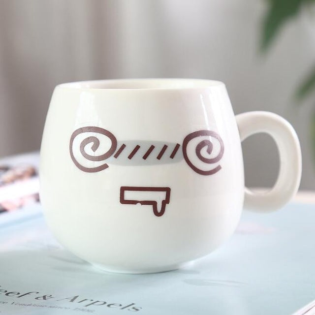 Creative Fun Cute Face Mugs - Coffesy