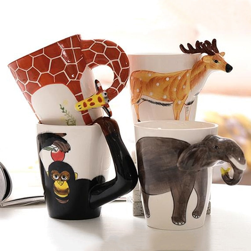 Creative 3D Animals Mug - Coffesy