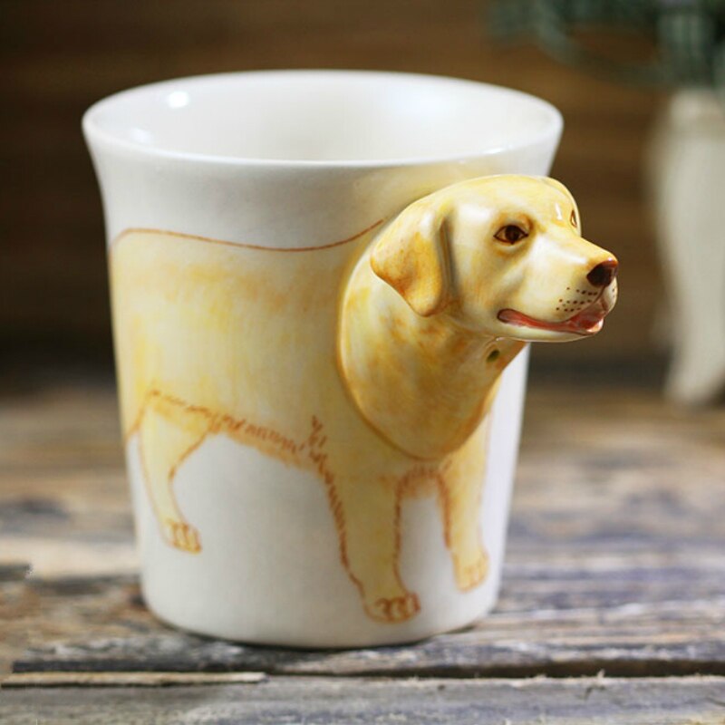 3D Labrador Mug - Coffesy