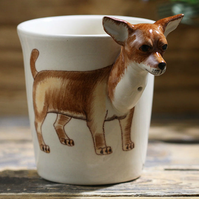 3D Chihuahua Mug - Coffesy