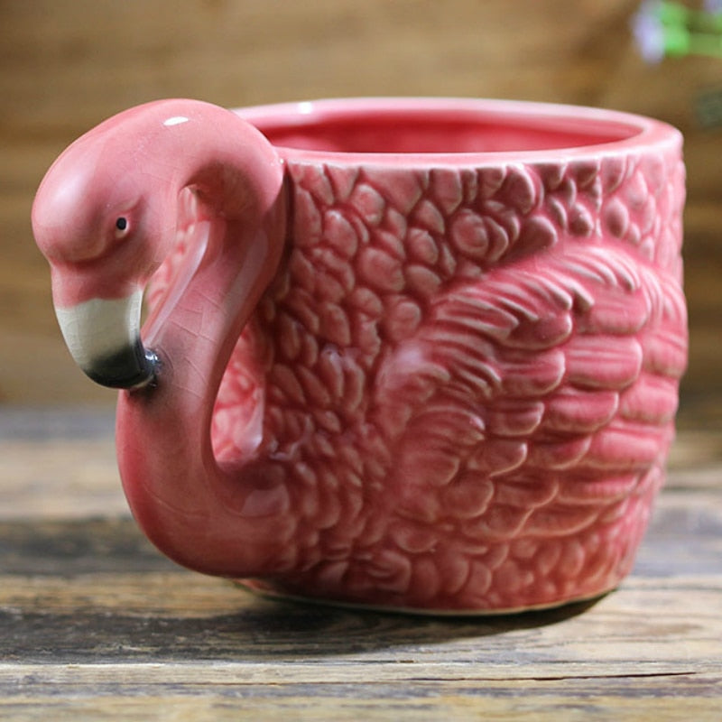 3D Flamingo Cup - Coffesy
