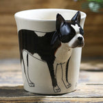 3D Boston Terrier Mug - Coffesy