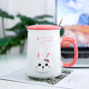 Cartoon Rabbit Mug - Coffesy