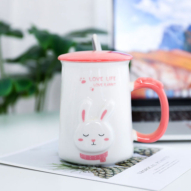 Cartoon Rabbit Mug - Coffesy