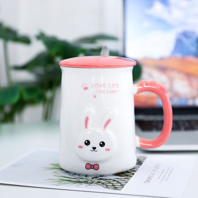 Cartoon Rabbit Mug - Coffesy