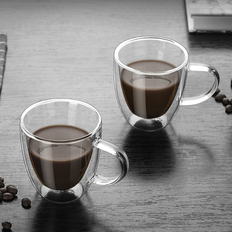 Glass Mug Double Wall - Coffesy