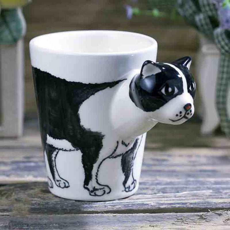 3D Tuxedo Cat Mug - Coffesy