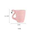 Flamingo Teapot Set Mugs - Coffesy
