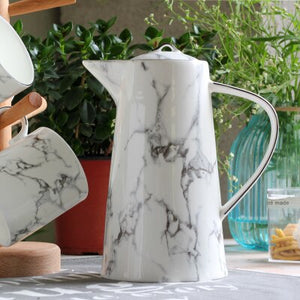Marble-Looking Ceramic Mug - Coffesy
