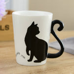 Cute Black Cat Mug - Coffesy