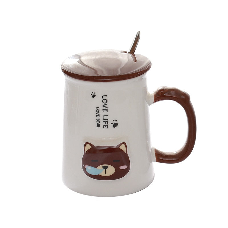 Cute Cartoon Bear Mug - Coffesy